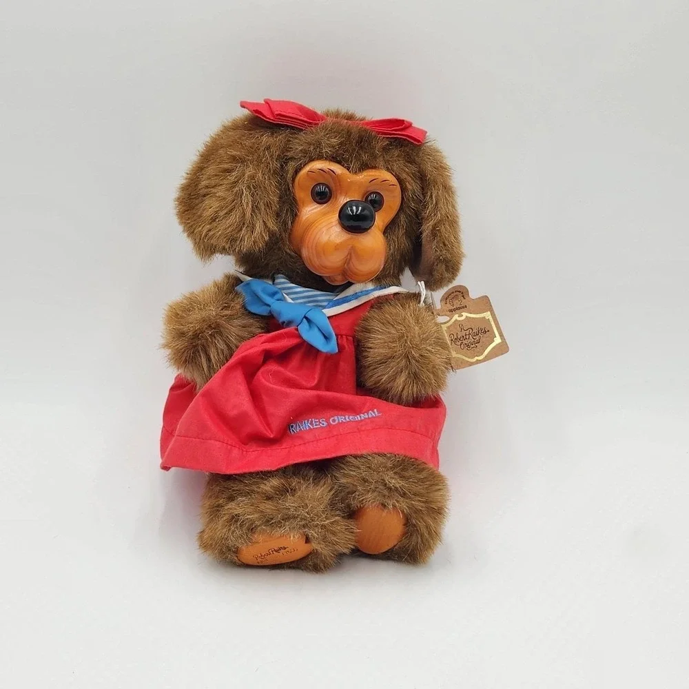 Vintage Robert Raikes Jessica Bear Wooden Face Limited Edition ANN364/7500 12